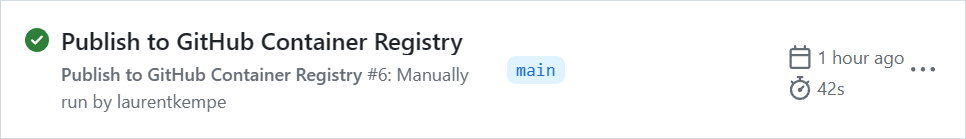 GitHub Action succeed
