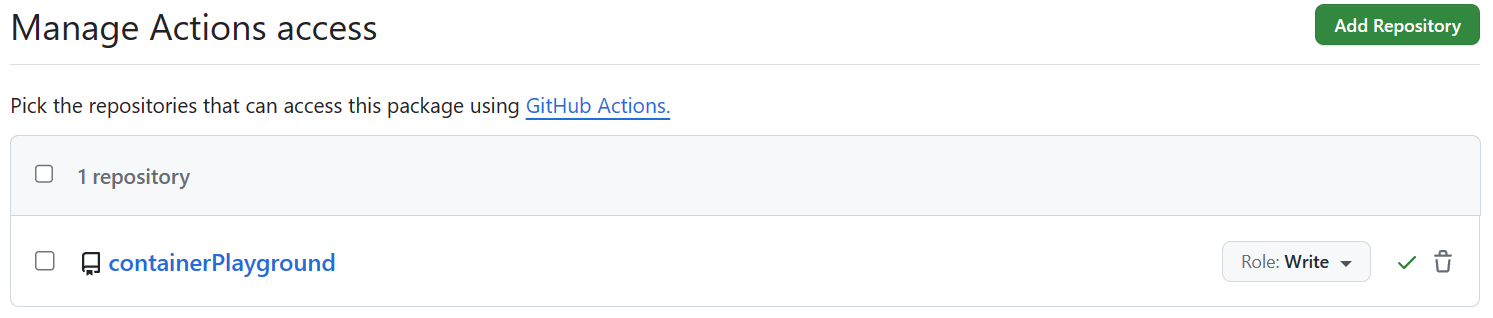 Manage Actions access