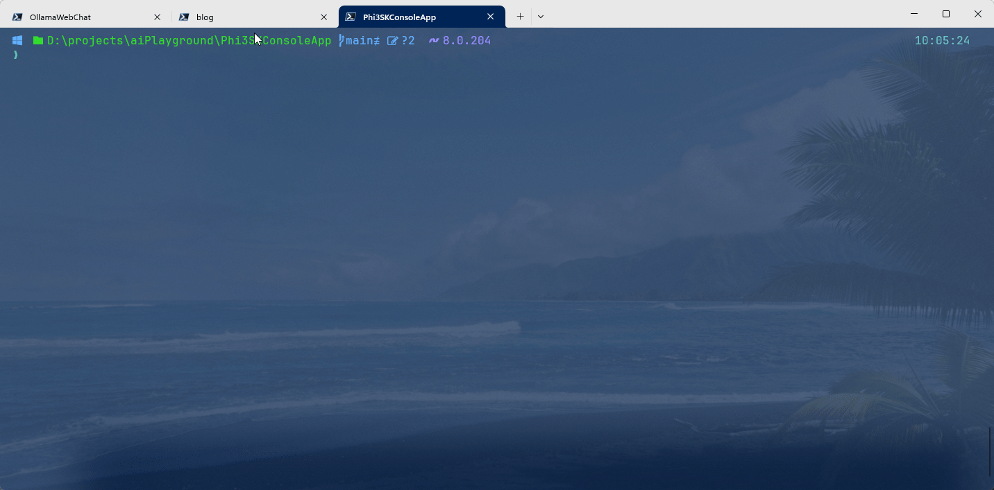 Run Phi-3 SLM on your machine with C# Semantic Kernel and Ollama