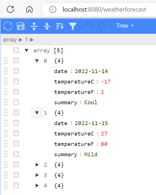 dotnet-webapp-chiseled-trimmed-singlefile-invariant running